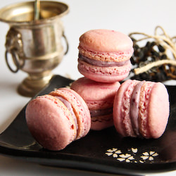 Blueberry Cheesecake Macarons