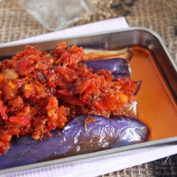 Brinjals in Dired Shrimp Sambal