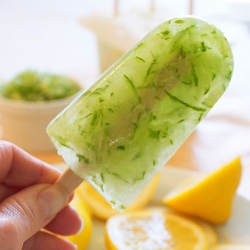 Lemonade Cucumber Spa Popsicles