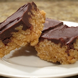 Dark Chocolate Peanut Butter Bars