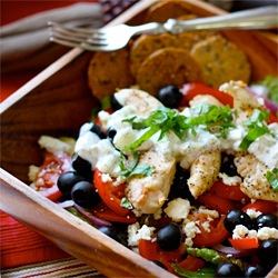 Grilled Chicken Greek Salad