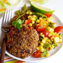 Black Bean Brown Rice Burgers