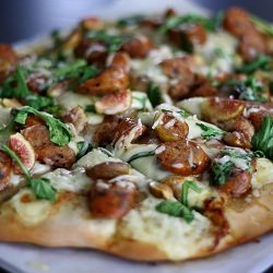 Sausage and Fig Pizza