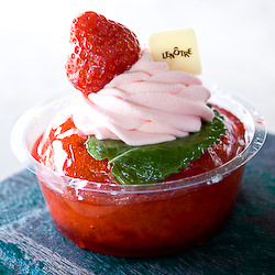 Strawberry-Mint Baba