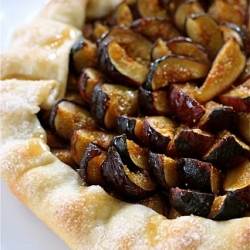 Fig Gallette with Drizzled Honey