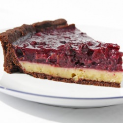 Currant and Coconut Custard Tart