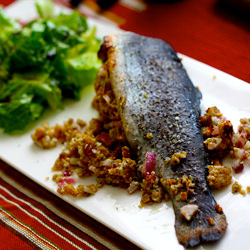 Lemon Dill Stuffed Rainbow Trout