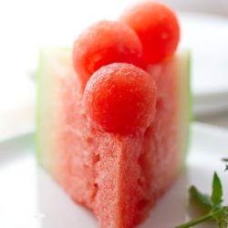 Fresh Watermelon “Cake”