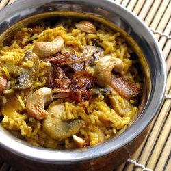 Mushroom Biryani