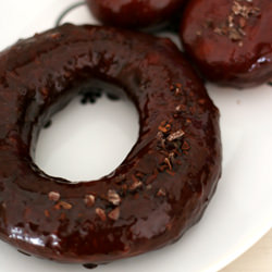 Sticky Chocolate Doughnuts