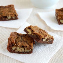 Black Bottom Pecan Praline Bars