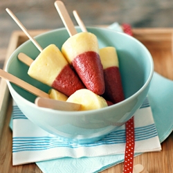 Cherries and Mango Popsicles