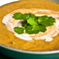 Thai Pumpkin Soup with Coconut Milk