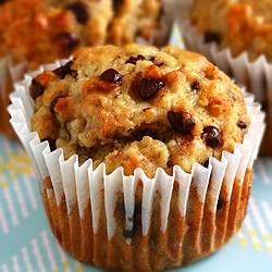 Banana Chocolate Chip Muffins