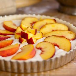 Peach Cream Cheese Tart