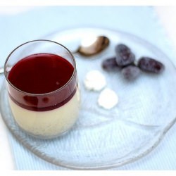 Vanilla Panna Cotta with Blueberry