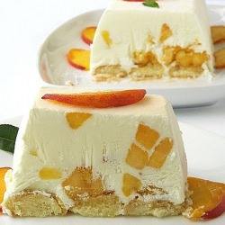 Peach Ice Cream Cake