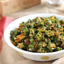 Indian Style Stir-fried Okra