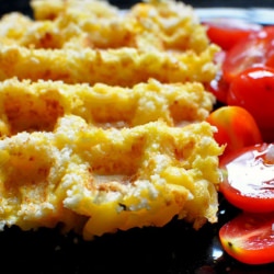 Waffled Macaroni and Cheese