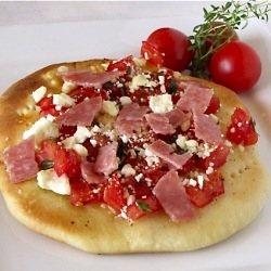 Salami Flat Breads