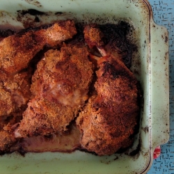 Spicy Oven-fried Chicken