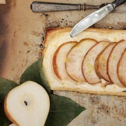 Honey Pear & Ricotta Tart