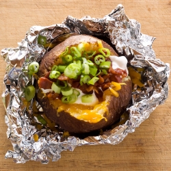 Steakhouse Style Baked Potatoes