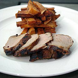 Rum and Blueberry Pork Loin