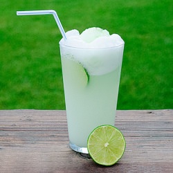 Fresh Lime Sherbet Float