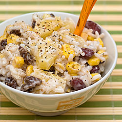 Rice Salad with Pineapple