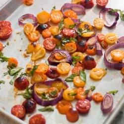 Roasted Heirloom Tomatoes