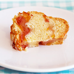 Two Layer Nectarine Bundt Cake