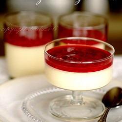 White – Choc Panna Cotta