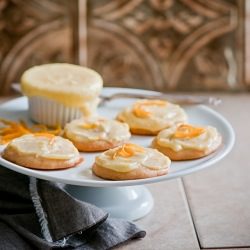 Iced Orange Marmalade Cookies