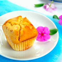 Yogurt Peach Muffin