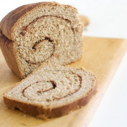 Whole Wheat Cinnamon Swirl Bread