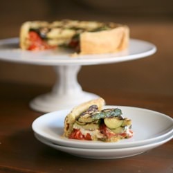 Summer Grilled Vegetable Tart