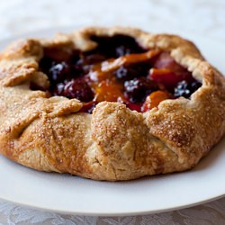 Blackberry and Apricot Galette