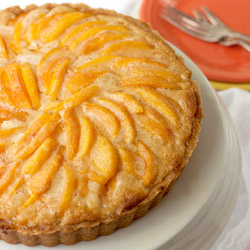 Dulce de Leche Peach Tart