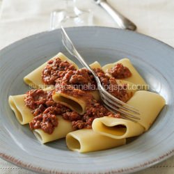 Schiaffoni al Ragù di Capocollo