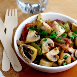 Ethiopian Mushroom Tibs