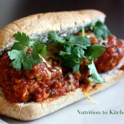 Herbed Meatball Hoagies