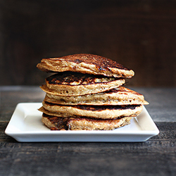 Muscovado Pancakes with Teff & Bran