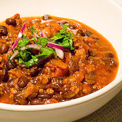 Lamb Chili with Black Beans