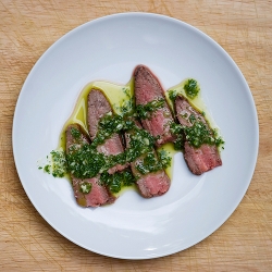 Steak with Chimichurri Sauce