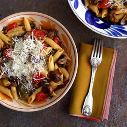 Penne with Roasted Vegetables