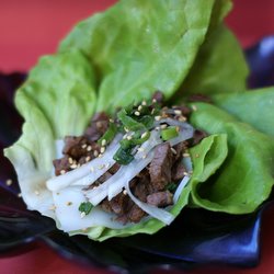 Korean Beef BBQ Lettuce Wrap