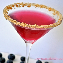 Blueberry Pie Martini