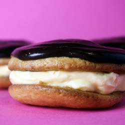 Boston Cream Whoopie Pies