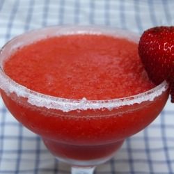 From-scratch Strawberry Daiquiri